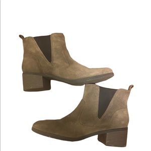 Clark’s suede booties